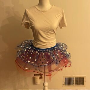 Red White and Blue tutu.